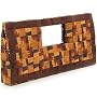 Ecoist Oversized Candy Wrapper Clutch - Green or Bronze