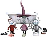 NECA The Nightmare Before Christmas Action Figure Boxed Set Lock, Shock, Barrel Bath Tub