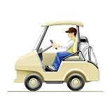 Review Silverlit 82310 / Radio Remote Controlled Golf Cart (1:30 scale by Silverlit) in White