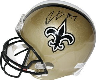 Robert Meachem Autographed/Hand Signed New Orleans Saints Full Size Replica Helmet