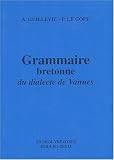 Grammaire bretonne du dialecte de Vannes
