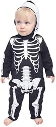 Infant Baby Skeleton Halloween Costume (Sz:12-18M)