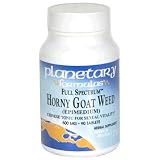 Planetary Formulas Full Spectrum Horny Goat Weed (Epimedium), 600 mg, Tablets , 90 tablets (Pack of 2)