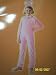 Children's Youth Medium 8-10 Pink Bunny Unitard Plush Costume
