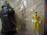 Mighty Morphin Power Rangers the Movie Yellow Ranger with Bear Ninja Zord(mcdonalds Happy Meal Toy)