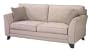 Modern Contemporary Home Style Light Tan Color Quality Cotton Fabric Covered Loveseat/Love Seat Couch