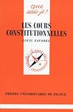 Revue Presses Universitaires de France - PUF  / Les Cours Constitutionnelles
