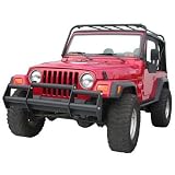 Olympic 4X4 611-124 Basher Bumper For 1997-05 Jeep Wrangler TJ - Rubicon Black (Matte)