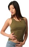 Women's 2x1 Rib Racerback Tank Top
