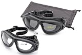 Revision Eye Wear Bullet Ant Ballistic Goggles Basic Kit with Solar or Neutral Gray and High-Contrast Shield Lens Color: Revision Eyewear Bullet Ant Tactical Goggles, Clear Shield Model 400440111