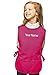 Personalized Hot Pink Kids Art Smock, Cobbler Apron, Poly/Cotton Twill Fabric (Regular)