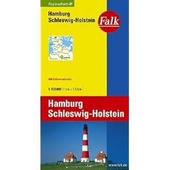 Falk Regionalkarte Hamburg, Schleswig-Holstein 1:150 000