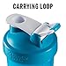 BlenderBottle Classic Loop Top Shaker Bottle, 28-Ounce, Clear/Green