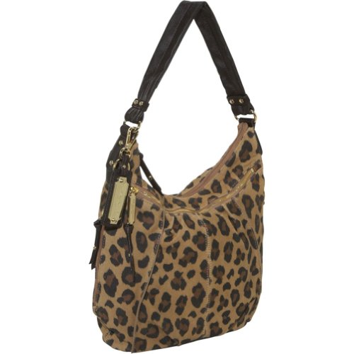 Tignanello Womens Golden T87805 Hobo,Cognac Leopard,One Size