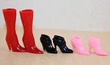 3 Pairs of Barbie Boots