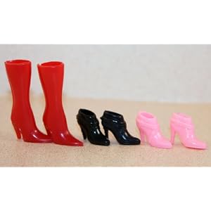 3 Pairs of Barbie Boots by 