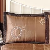 Constellation Pillow Sham (Chocolate), 19 X 29