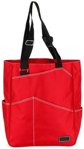 Maggie Mather Tennis Red Tote