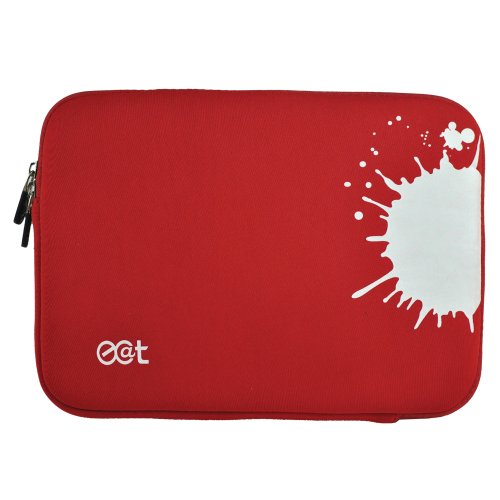 Ecat Splash Laptop H&uuml;lle 25,9 cm (10,2 Zoll) rot