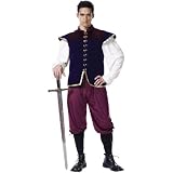 Renaissance Nobleman Mens Theatre Costumes Knight Royalty
