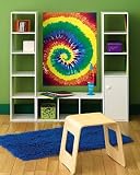 Wallies Mural Tie Dye Poster Style