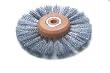 STEEL WIRE BRUSH STRANDS .003" X 3" DIAMETER STRAIGHT 1 ROW
