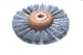 STEEL WIRE BRUSH STRANDS .003" X 3" DIAMETER STRAIGHT 1 ROW