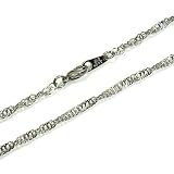 新宿銀の蔵 【SAVER ONE セイバーワン】 純チタンネックレス(スクリューチェーン) 幅3.5mm 長さ48cm/53cm (53cm)