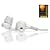 ACOUSTIBUDS - Premium Adapters for Earphones AND Bluetooth Headsets. A new solution for in-ear audio. MADE IN THE USA. Adapters only, earphones not included. White, Two Pair & Two Sizes.