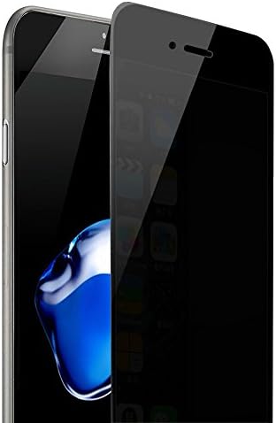 [No Dim Version] Petrelstore iPhone 7 Privacy Anti-Spy Glass Screen Protector, [Tempered Glass] 0.3mm 9H Hardness, Anti-Scratch, Anti-Fingerprint, Bubble Free (iPhone 7)