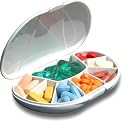 Multi-Day VitaCarry 8 Compartment Pill Box Holds Up To 60 Pills