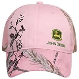 John Deere Ladies Pink Camo Trademark Cap