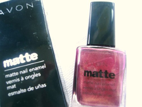 Avon Nail Enamel Matte Red Velvet