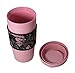 Mossy Oak Travel Mug With Break-Up Pink Camo Sleeve- 16 oz - Pink