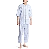 (西川産業)nishikawasangyo イルリッシュ 紳士パジャマ 楊柳 ７分袖８分パンツ SLG4902650 IL2060H SLG4902650