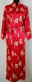Blessing Kimono Robe Sleepwear Gown Red One Size