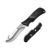 Buck ErgoHunter Guthook Avid Knife (Black/Silver, Large)