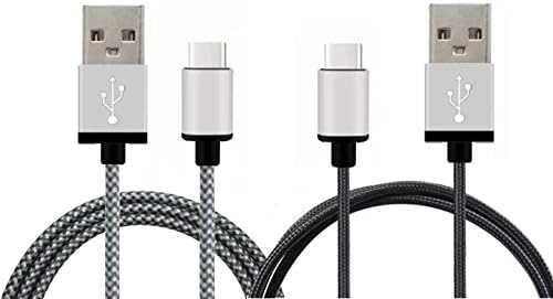 Antonso [2 Pack] Reversible Braided USB 3.1 Type C (USB-C) to USB Type A (USB-A) Charging Sync Cable for New Macbook 12 Inch, Nokia N1, Google Nexus 5X, 6P, Pixel 2015 - 3.3 Feet ( Black, White)