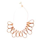 JousJous.com PVC Golden Petals Necklace, Princess Length, 18" Long ~ JousJous.com