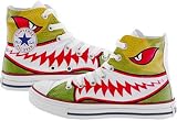 Converse Chuck Taylor All Star Hi Top Hand Painted Teeth M7650T