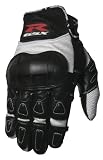 JOE ROCKET SUZUKI WHITE/BLACK NITROUS GLOVES! SMALL