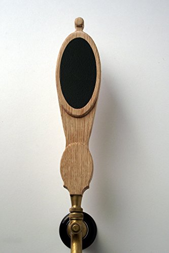Chalkboard tap handle or white dry-erase insert 2.25" x 4.5" oval