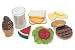 Learning Resources Lunch Foods, Set of 17 (Colors may vary)