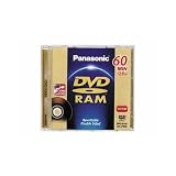 Panasonic DVD Ram 2.8gb 8cm double sided rewritable camcorder discs 5 disc pack
