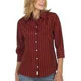 Converse® One Star® Striped Silk Shirt - Garnet