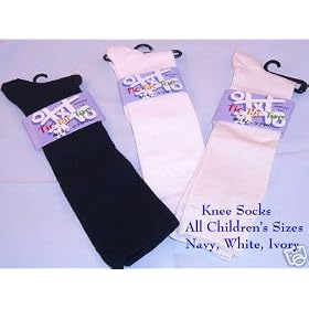 Boys Tic Tac Toe Dress Knee Socks for Eton Suits, Knickers, Dress Shorts, All Sizes, in White, Ivory, Navy, and Now in Black thumbnail