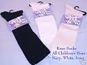 Boys Tic Tac Toe Dress Knee Socks for Eton Suits, Knickers, Dress Shorts, All Sizes, in White, Ivory, Navy, and Now in Black