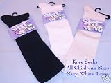 Boys Tic Tac Toe Dress Knee Socks for Eton Suits, Knickers, Dress Shorts, All Sizes, in White, Ivory, Navy, and Now in Black