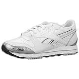 Reebok Women's Classic Tech ( sz. 06.0, White/Black/Silver )