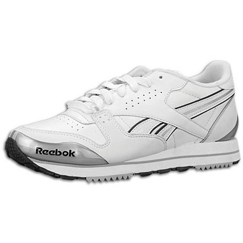 Reebok Women's Classic Tech ( sz. 09.0, White/Black/Silver ) from Reebok